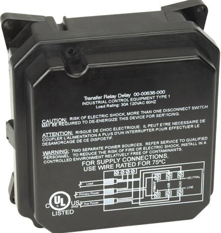 Intellitec 00-00638-000 Transfer Switch 30 Amps Replaces 00-00568-000