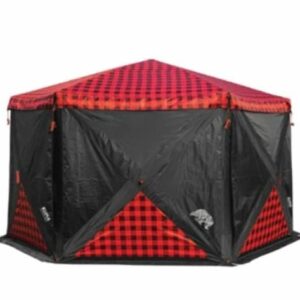 Kuma BEAR DEN DELUXE GAZEBO - RED/BLACK KO875-KM-BDDG-RB