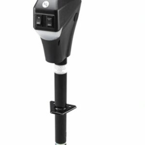 Lippert Components 285318 Power Tongue Jack Black 3500LB