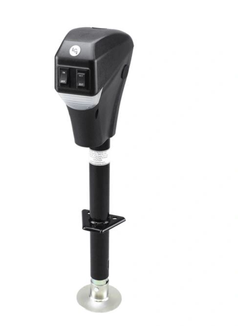 Lippert Components 285318 Power Tongue Jack Black 3500LB