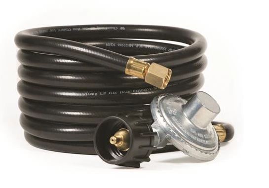 Camco 57721 low pressure gas regulator with 12 foot hose For Olympian heaters