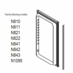 NORCOLD LOWER DOOR 623942 / 638833 (FITS N811, N821, N841, & N1095) SMOOTH INTERIOR