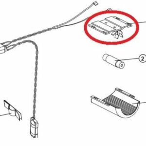 Norcold (61629722) / (638292) Lamp Bracket Assembly Fits All Norcold Models with Interior Light Bulb Included