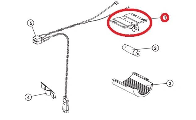 Norcold (61629722) / (638292) Lamp Bracket Assembly Fits All Norcold Models with Interior Light Bulb Included