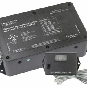 Progressive Industries EMS-HW30C 30 Amp Hardwired RV Electrical Management System Surge Protector With Remote Display (1 MIN)