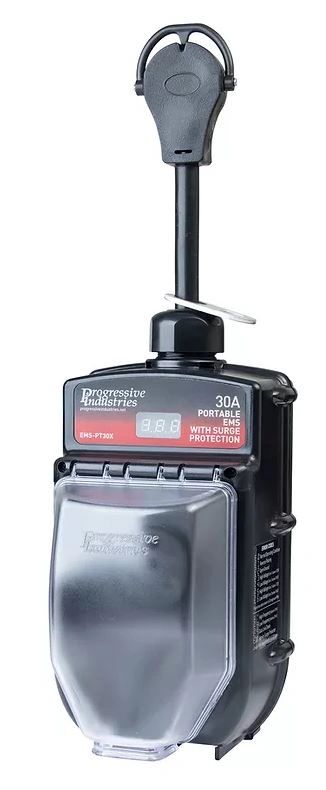 Progressive Industries EMS-PT30X Portable RV Surge Protector Portable EMS-PT30X RV Surge Protector , Scrolling Digital Display