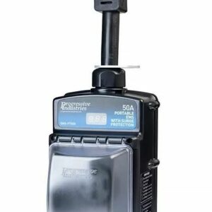 Progressive Industries EMS-PT50X 50 Amp Portable RV Electrical Management System Surge Protector (1 MIN), Scrolling Digital Display