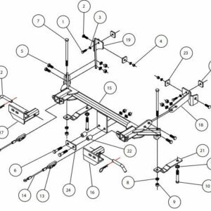 Roadmaster 1018-1 XL Mounting Bracket Roadmaster 1018-1 XL Base Plate