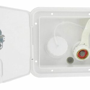 Valterra A01-2000VP City Water Gravity Fill Replacement Hatch - Brass, White