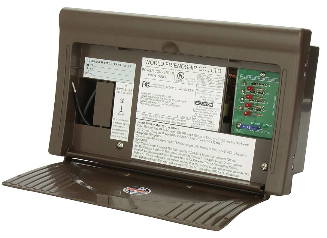 WFCO WF-8712-P Brown 12 Amp Power Center