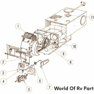 Dometic DFSD20 Mojave Rv Furnace 20,000 BTU Parts Breakdown Selection