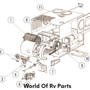 Dometic DFMD20 Mojave Rv Furnace 20,000 BTU Parts Breakdown Selection List