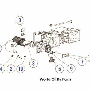 Atwood Hydroflame 8516-IV Rv Furnace Parts Breakdown Selection