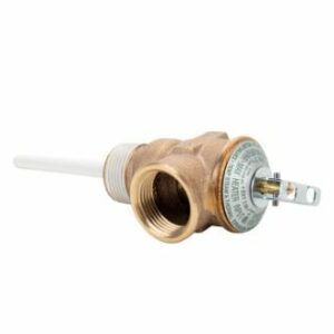 Camco 10471 Temperature and Pressure 3/4" Relief Valve with 4" Epoxy-Coated Probe