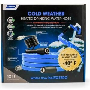 Camco 22920 Heated Drinking Water Hose, -40?F/C - 5/8" ID x 12' L