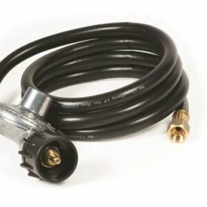 Camco 57703 low pressure gas regulator with 6 foot hose For Olympian heaters