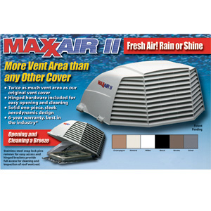 Black MaxxAir II Vent Cover