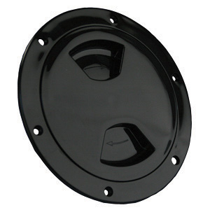 Black 4" Access/Deck Plate
