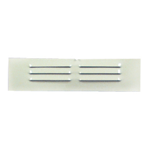 Colonial White 4" x 16" Louver Plate