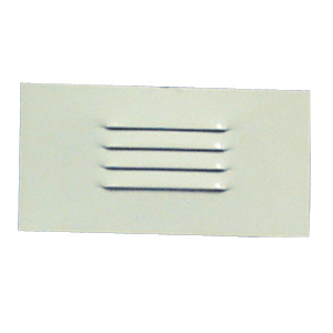 Colonial White 5" x 12" Louver Plate