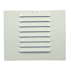 Colonial White 8-1/8" x 7" Louver Plate