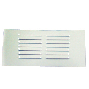 Colonial White 8-1/8" x 10" Louver Plate