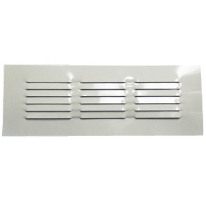 White 8" x 22" Upper Refrigerator Side Vent