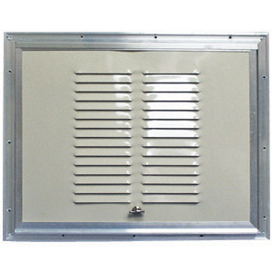 White 17" x 22" Refrigerator Vent Door