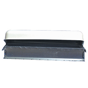 White 5" x 20" Top Refrigerator Roof Vent