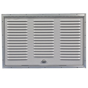 Metal Polar White Refrigerator Side Vent