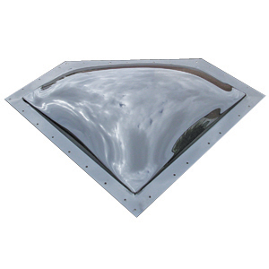 White 28" x 10" Neo Angle Skylight