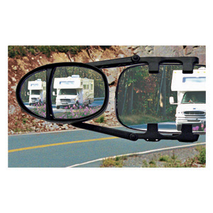 Dual Head XLR Rachet Clip-On Towing Mirror