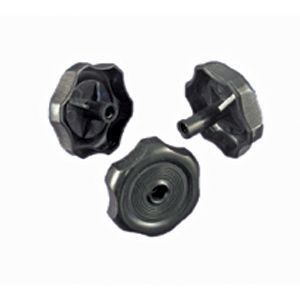 WCM Black 1" Plastic Operator Knob