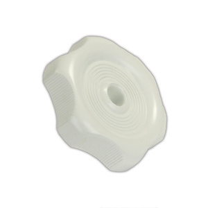 White Window Knob w/ 1" Shaft