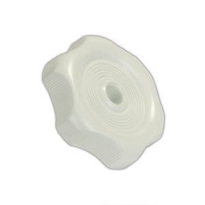 White Window Knob w/ 1/2" Shaft