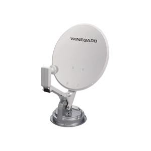 Crank-Up Dish Antenna Satellite