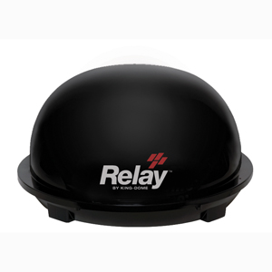 Black HD Auto Satellite Dish