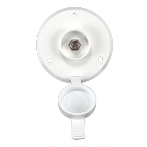 Colonial White Outdoor TV Outlet