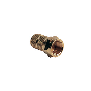 Gold RG59 Cable Connector, 2/pk