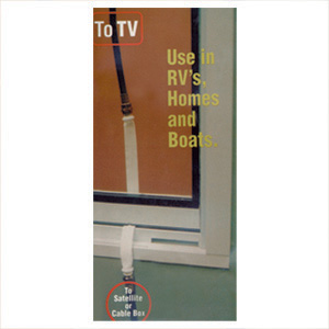 Flat TV/Satelite Hook Up Coax Cable