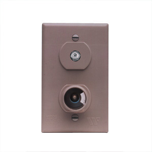 Brown TV Outlet/Receptacle