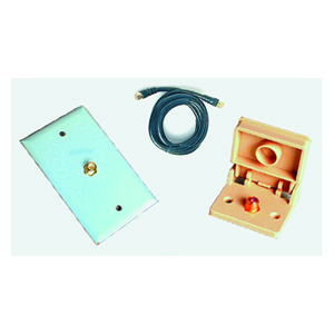 Colonial White TV Hook Up Kit