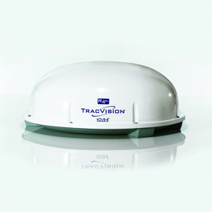 Black TracVision R4SL Stationary Satellite