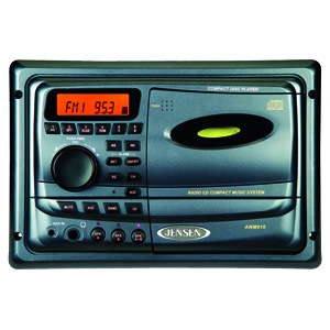 Black Wall Mount Radio/CD Player