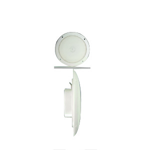 1 Pair White 6" Speakers