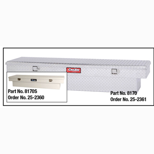 White 60" Single Lid HD Steel Red Label Toolbox