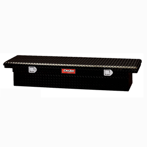 60" Low Profile Single Lid Stainless Steel Red Label Toolbox